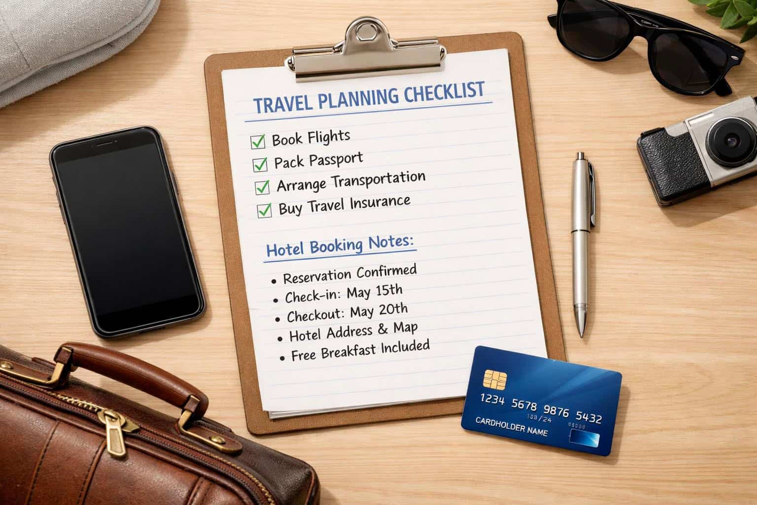 Hotel savings checklist before booking a room